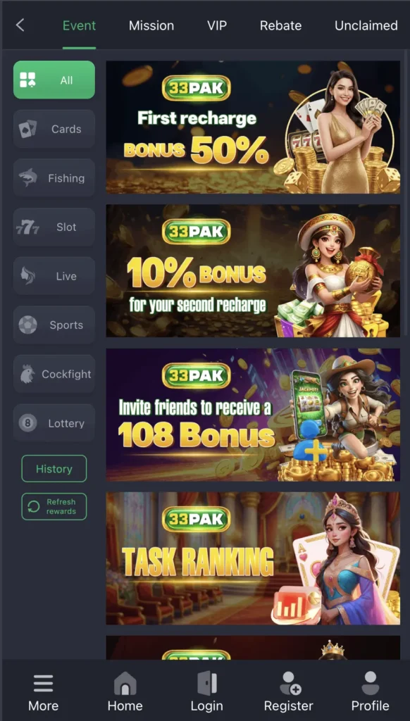 33pak Game - Real Money App