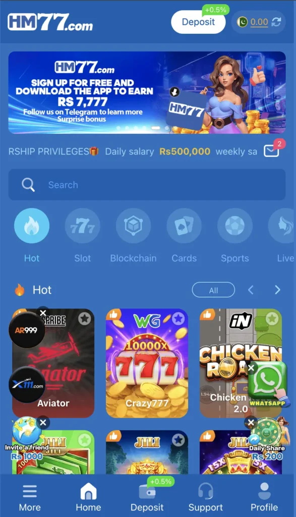 HM77 Game - Online Earning App