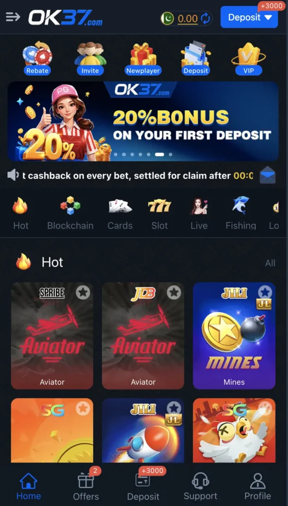 OK37 Game - Real Money App