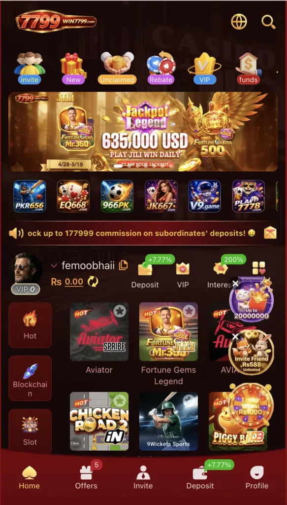 Win7799 Game - Real Money App