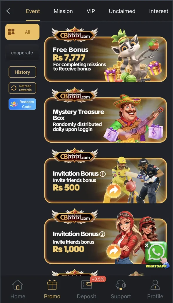 CB777 Game App
