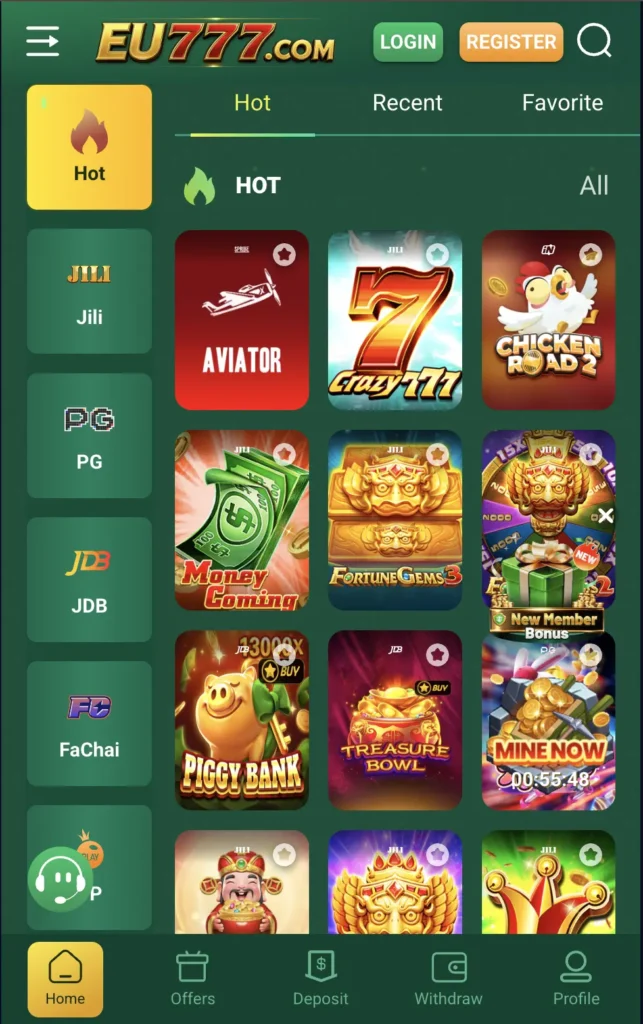 EU777 Game - Real Money App