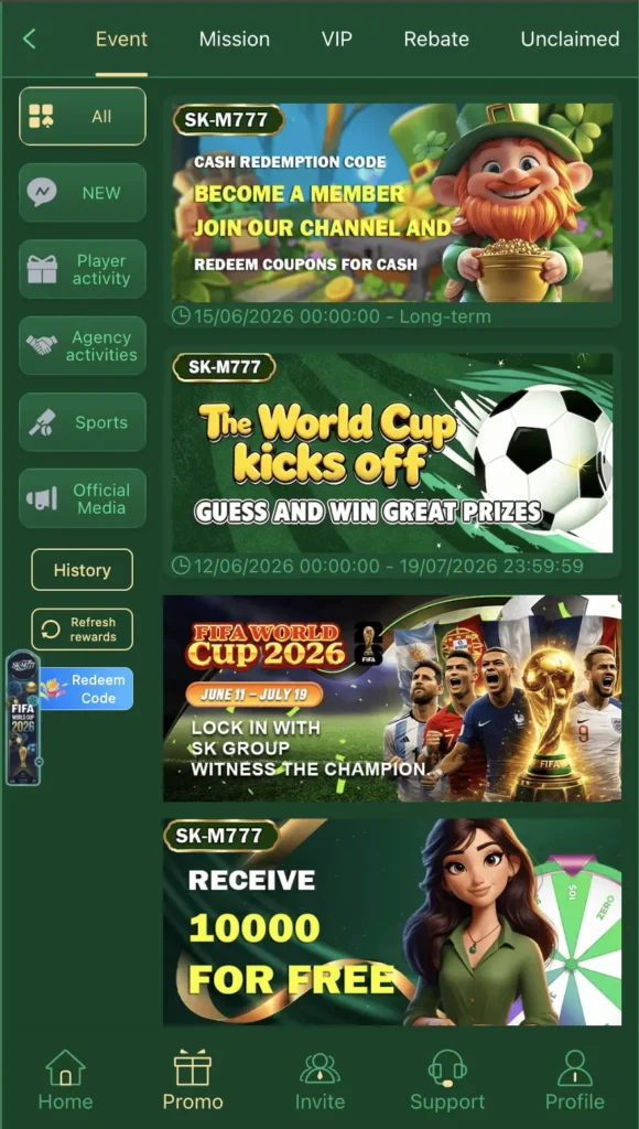 SKM777 Game App